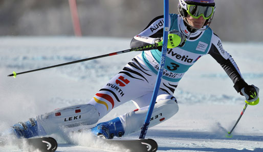 Maria Höfl-Riesch wartet weiter in dieser Saison weiter auf einen Sieg