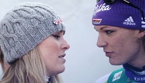 Maria Höfl-Riesch überzeugte im Training, Lindsey Vonn verzichtete auf ihren Lauf