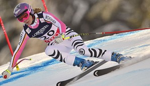 Maria Höfl-Riesch gilt zusammen mit Lindsey Vonn als Favoritin für die Abfahrt