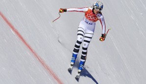 Maria Höfl-Riesch kann am Sonntag ihren Gesamtsieg im Abfahrtsweltcup perfekt machen