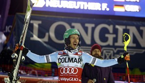 Felix Neureuther holte in Madonna di Campiglio den ersten Platz vor Fritz Dopfer