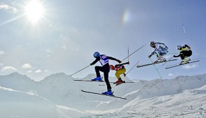 Daniel Bohnacker (2.v.l.) schrammte in Arosa knapp am Podium vorbei