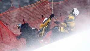 Marc Gisin zog sich bei seinem Sturz in Kitzbühel schwere Kopfverletzungen zu