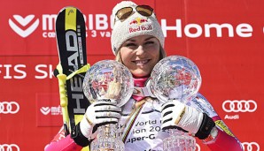 Lindsey Vonn konnte schon viermal den Gesamtweltcupsieg feiern