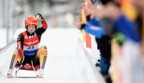 Dajana Eitberger sorgte in Igls für eine Überraschung