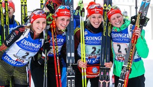 Die deutschen Biathletinnen dominierten in Hochfilzen nach Belieben