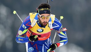 Martin Fourcade siegte vor Ondrej Moravec und Tarjei Boe