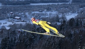 Lukas Müller beim Absprung im Jahr 2013