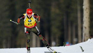 Laura Dahlmeier hat die Verfolgung in Pokljuka gewonnen