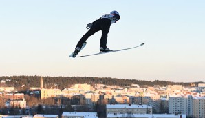 Andreas Wellinger darf sich über Silber freuen