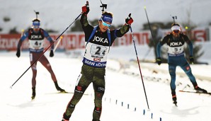 Simon Schempp war der deutsche Schlussläufer beim Mixed-Triumph