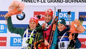 Laura Dahlmeier gewinnt Verfolgung