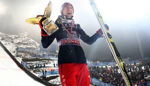 Kamil Stoch hat nach Sven Hannwald als zweiter Springer überhaupt alle vier Springen der Tournee gewonnen