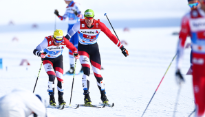 Hauke und Baldauf wurden im Team-Sprint Sechste.