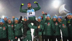 Arnd Peiffer gewann die zweite deutsche Goldmedaille bei der Biathlon-WM.