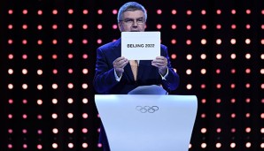 Thomas Bach verkündete den Austragungsort Freitag Mittag