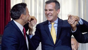 Bürgermeister Eric Garcetti freut sich auf die Bewerbung für Olympia 2024