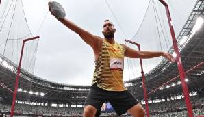 Daniel Jasinski gewann in Rio Bronze am Diskus. In Tokio hatte er mit der Medaillenvergabe nichts zu tun.