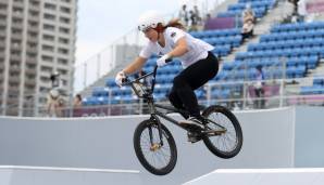 Lara Lessmann ist im BMX Freestyle am Start.