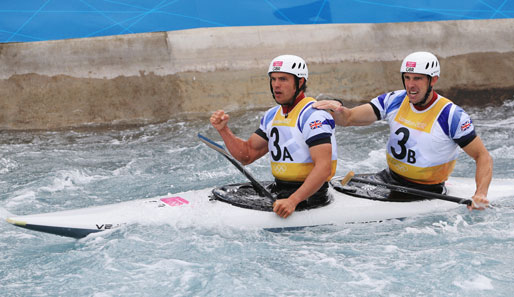 Tim Baillie und Etienne Stott gewannen Gold im Zweier-Canadier