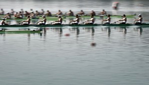 Der Deutschland-Achter möchte den Olympiasieg von 2012 wiederholen