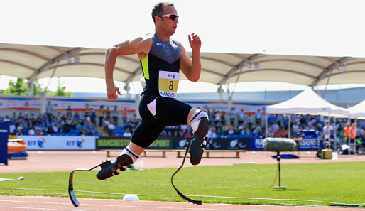 "Blade Runner" Oscar Pistorius gilt als der schnellste Mann ohne Beine