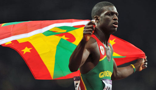 Kirani James ist der schnellste Mann über die 400-Meter-Stecke