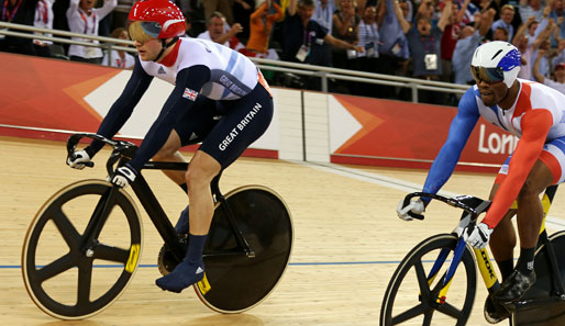 Jason Kenny (l.) ist der König der Bahnradfahrer