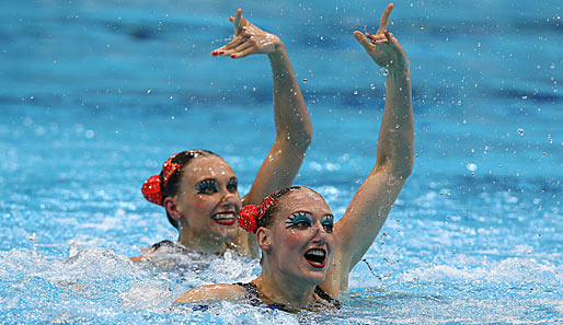 Wasserfestes Makeup ist beim Synchronschwimmen ein Muss