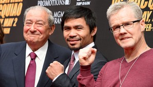 Bob Arum (l.) glaubt nicht an die neue Idee der AIBA