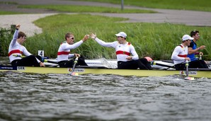 Der Deutschland-Achter hat ein klares Ziel in Rio