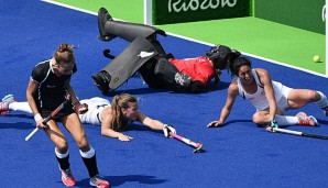 Die Deutschen Hockey-Damen besiegen Neuseeland