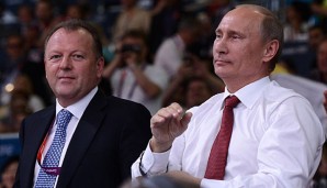 Marius Vizer (l.) ist IFJ-Präsident und kennt Wladimir Putin