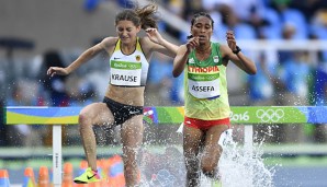 Gesa Felicitas Krause darf auf eine olympische Medaille hoffen