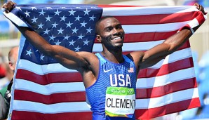 Kerron Clement hat sich Gold gesichert