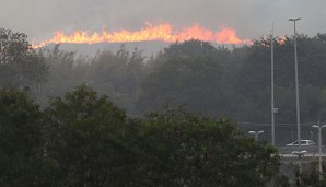 Rund um Deodoro wütet ein Waldbrand