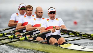 Der Männer-Doppelvierer peilt im Finale eine Medaille an