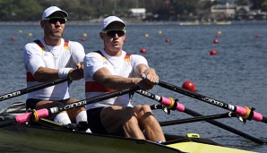 Marcel Hacker (l.) konnte in London schon eine Medaille gewinnen