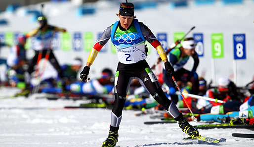 Magdalena Neuner holt bei diesen Olympischen Spielen ihre dritte Medaille