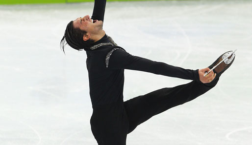 Evan Lysacek holte sich nach einer perfekten Kür die Gold-Medaille vor Jewgeni Pluschenko