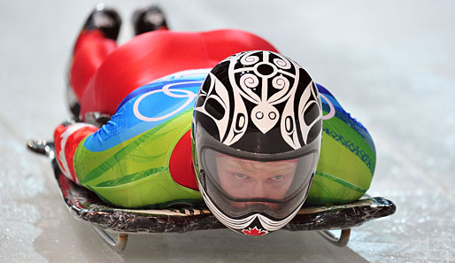 Jon Montgomery wurde 2007 erstmals kanadischer Meister im Skeleton