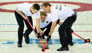 Skip John Jahr konnte mit seinem Team noch keine Partie in Sotschi für sich entscheiden