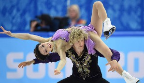 Meryl Davis und Charlie White überzeugten mit ihrer Darbietung