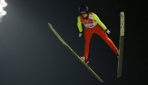 Daniela Iraschko-Stolz sicherte sich beim Springen von der Normalschanze Silber