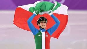 Die Italienerin Arianna Fontana holte auf dem Eis im Shorttrack die Goldmedaille.