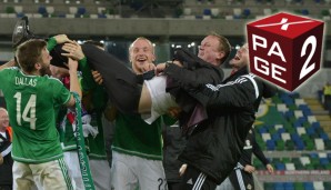 Michael O'Neill wurde mit Irland Gruppenerster