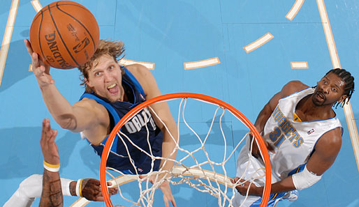 Nowitzki in der vergangenen Saison: 25,9 Punkte, 8,4 Rebounds, 2,4 Assists, 47,9 Prozent Quote