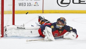 Roberto Luongo gewann mit den Panthers in San Jose