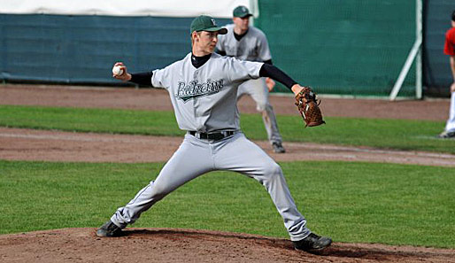 Markus Solbach begann seine Baseball-Karriere bei den Pulheim Gophers in Deutschland