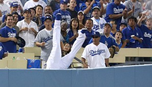 Carl Crawford haut sich mit allem, was er hat, ins Zeug: Die Dodgers siegen 13:6